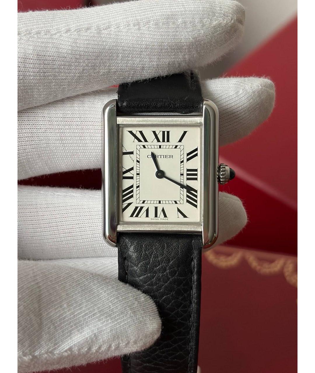 CARTIER Серебряные часы, фото 4