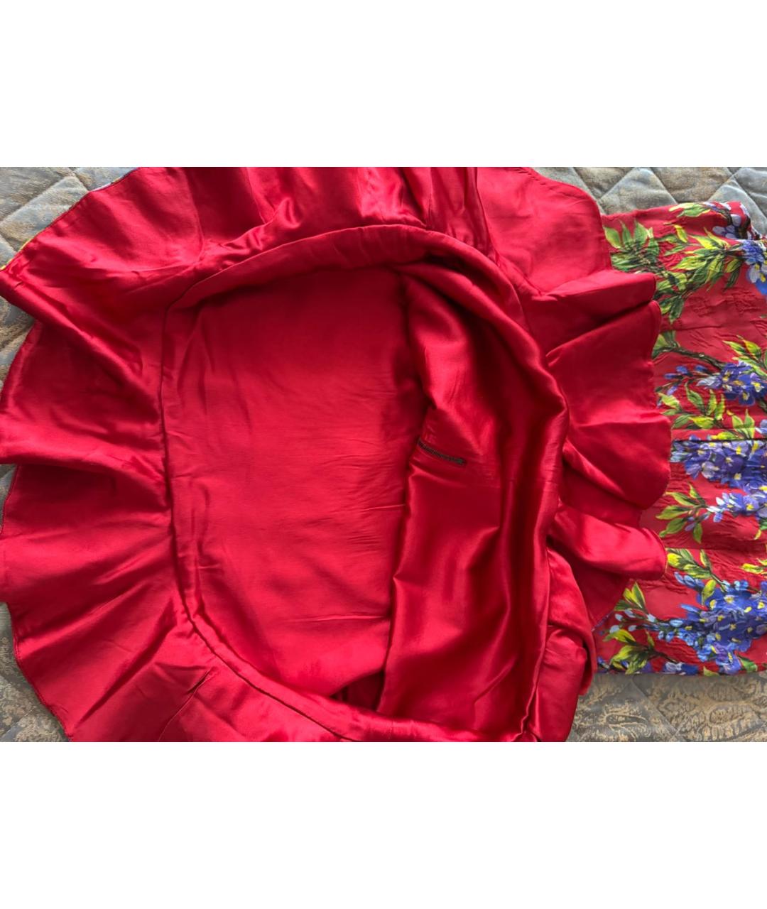 DOLCE&GABBANA Мульти повседневное платье, фото 5