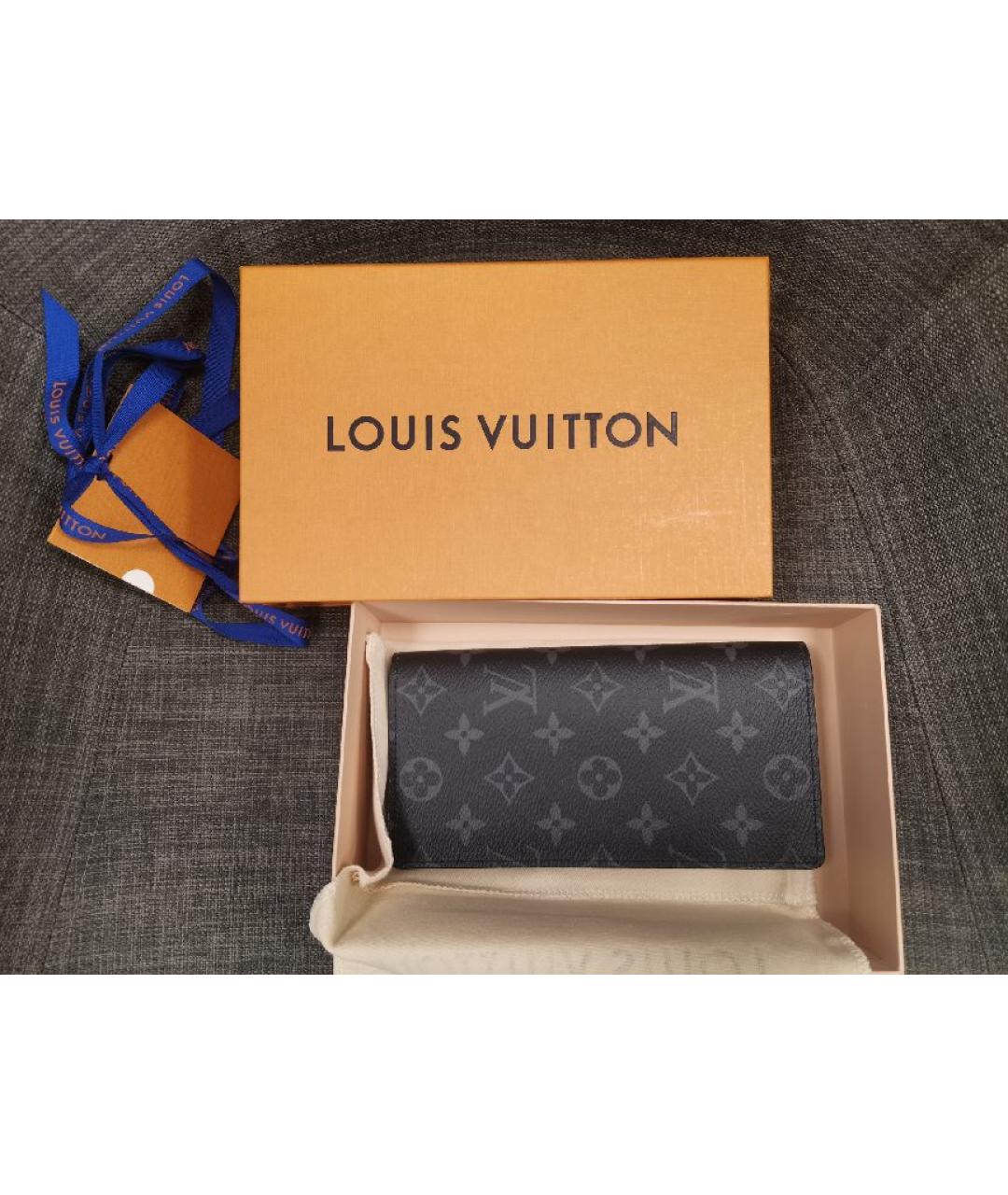 LOUIS VUITTON Черный кардхолдер, фото 3