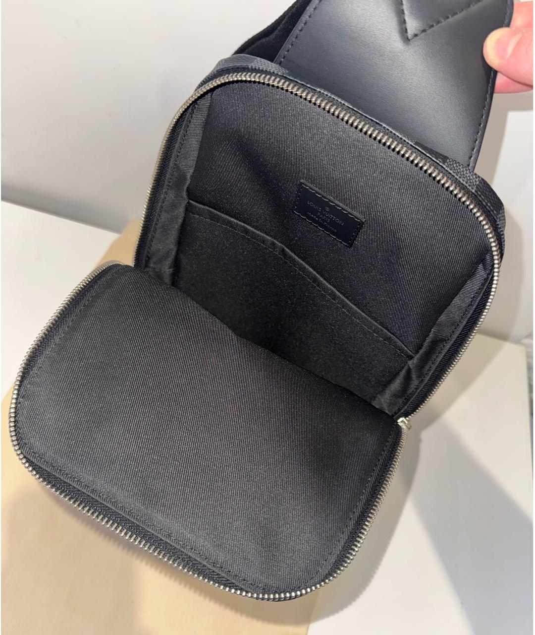 LOUIS VUITTON Черная сумка на плечо, фото 8