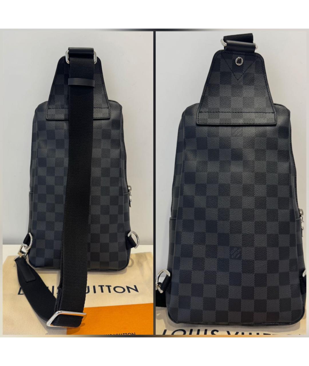 LOUIS VUITTON Черная сумка на плечо, фото 3