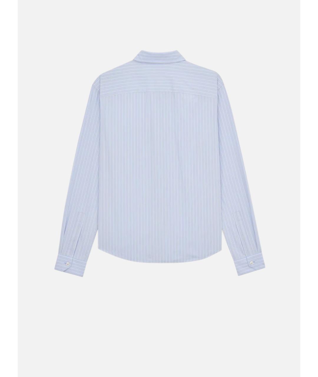 SAINT LAURENT Голубая хлопковая рубашка, фото 4