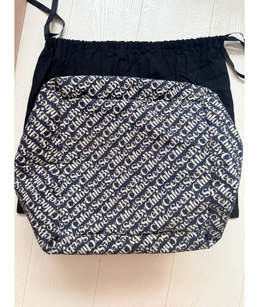 SEE BY CHLOE Темно-синяя дорожная/спортивная сумка, фото 3