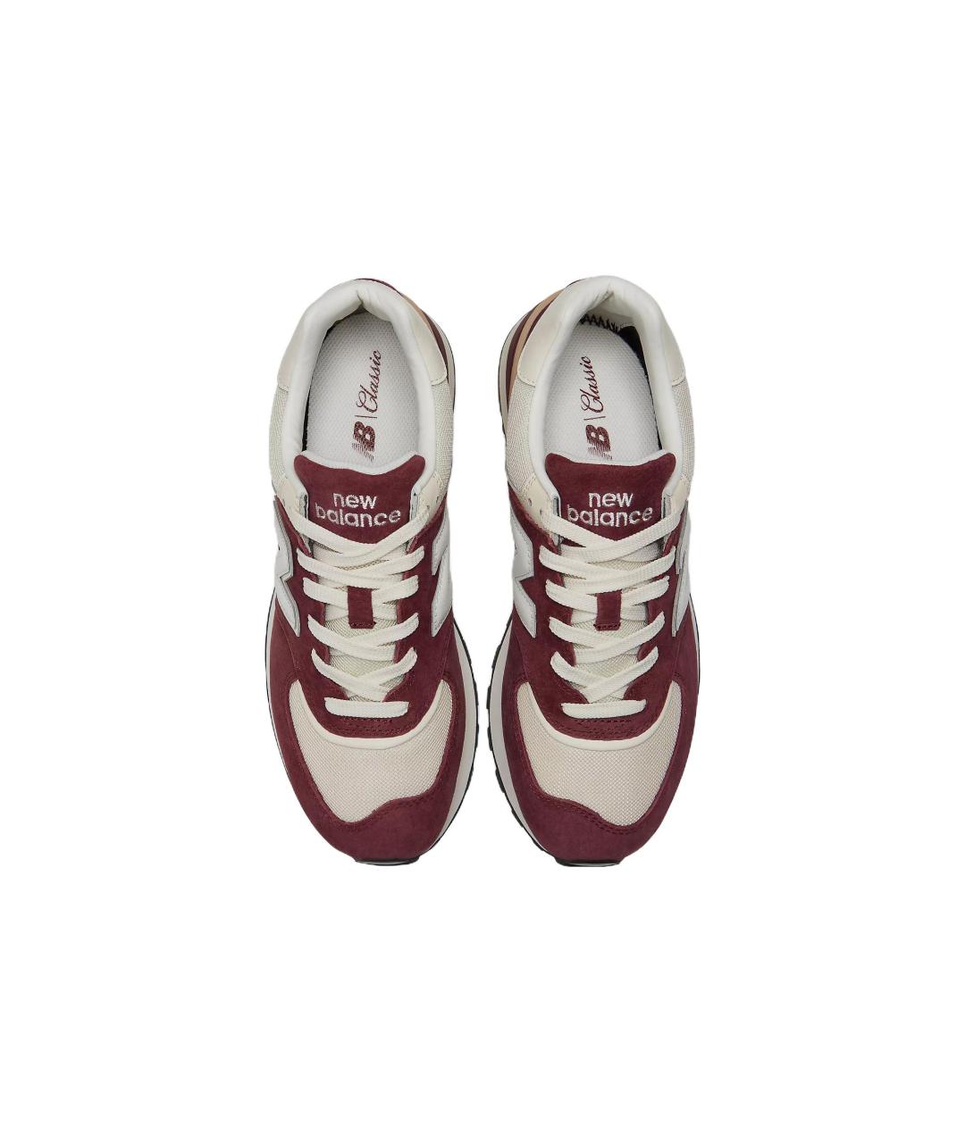 NEW BALANCE Бордовые кроссовки, фото 4