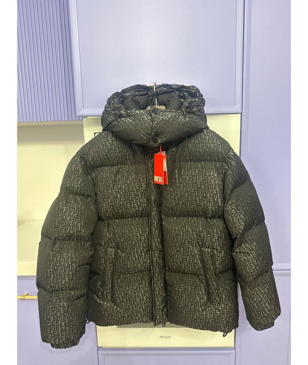 DIESEL Черная полиэстеровая куртка, фото 8