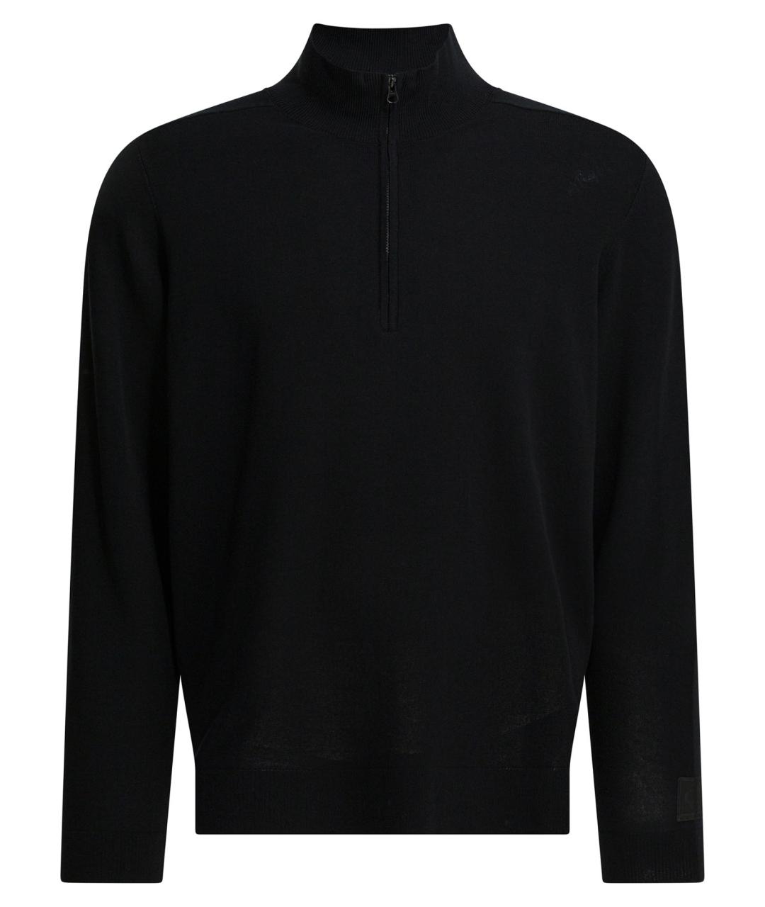 CP COMPANY Черный хлопковый джемпер / свитер, фото 1