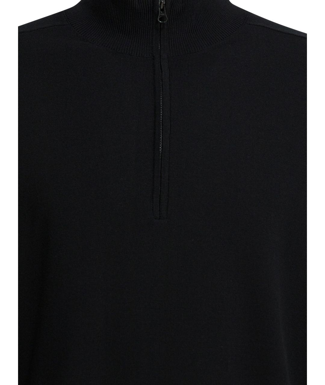 CP COMPANY Черный хлопковый джемпер / свитер, фото 3