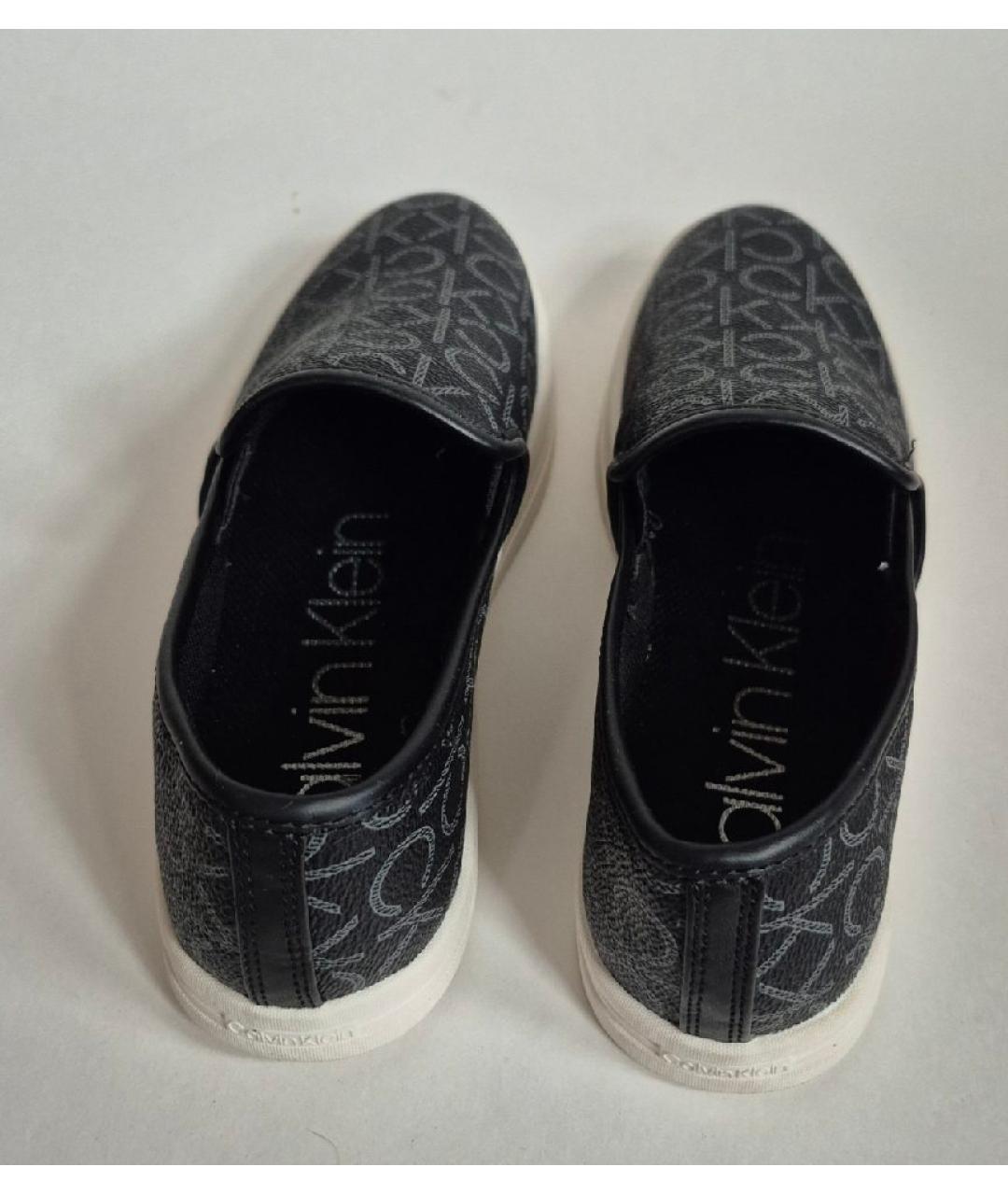 CALVIN KLEIN Антрацитовые слипоны, фото 4