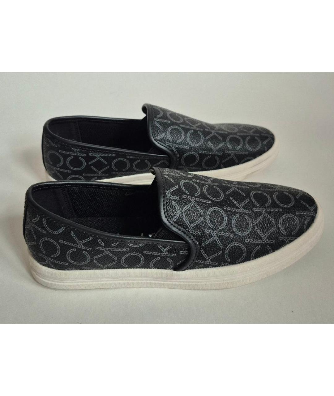 CALVIN KLEIN Антрацитовые слипоны, фото 6