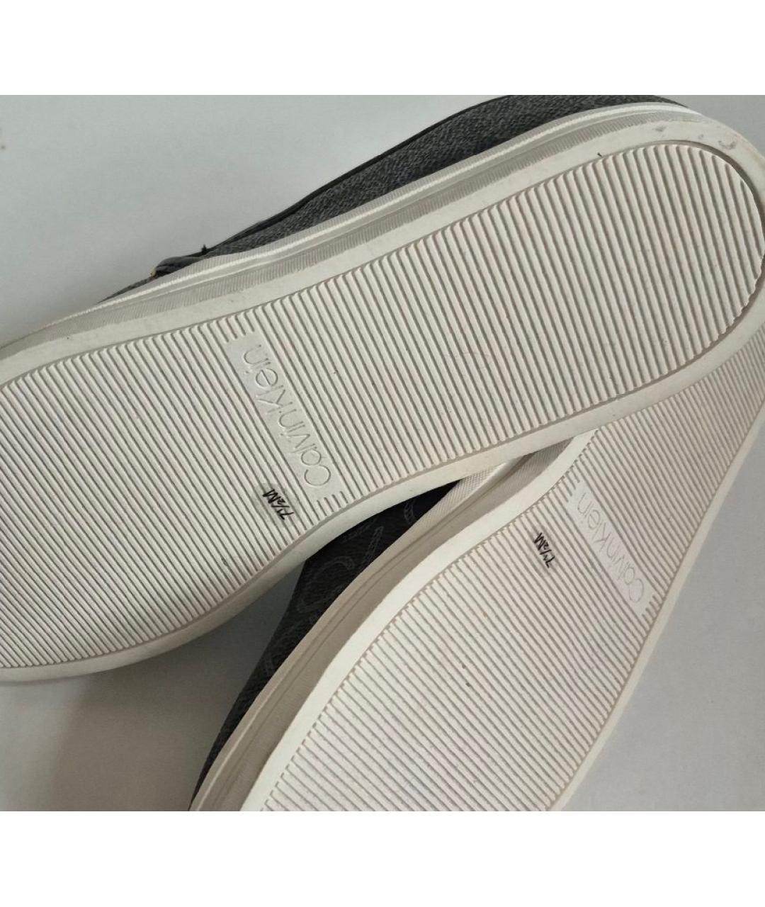 CALVIN KLEIN Антрацитовые слипоны, фото 5