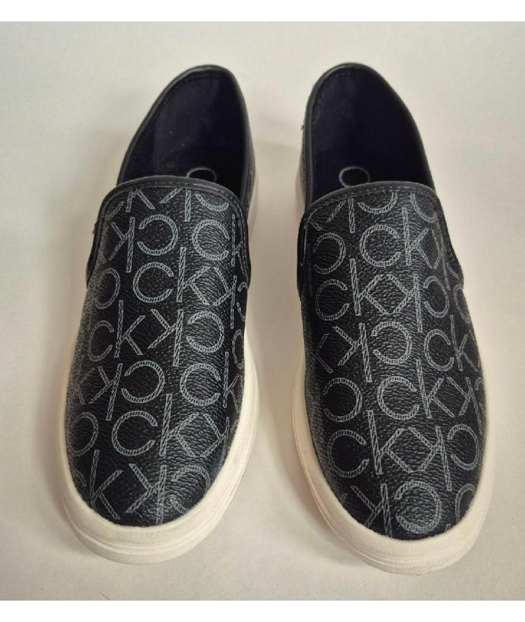 CALVIN KLEIN Антрацитовые слипоны, фото 2