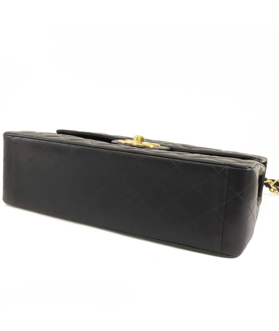 CHANEL Черная кожаная сумка через плечо, фото 3