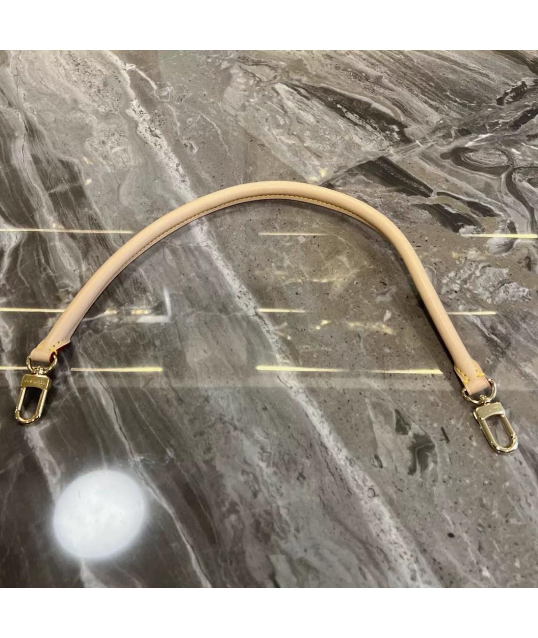 LOUIS VUITTON Белая кожаная сумка с короткими ручками, фото 6