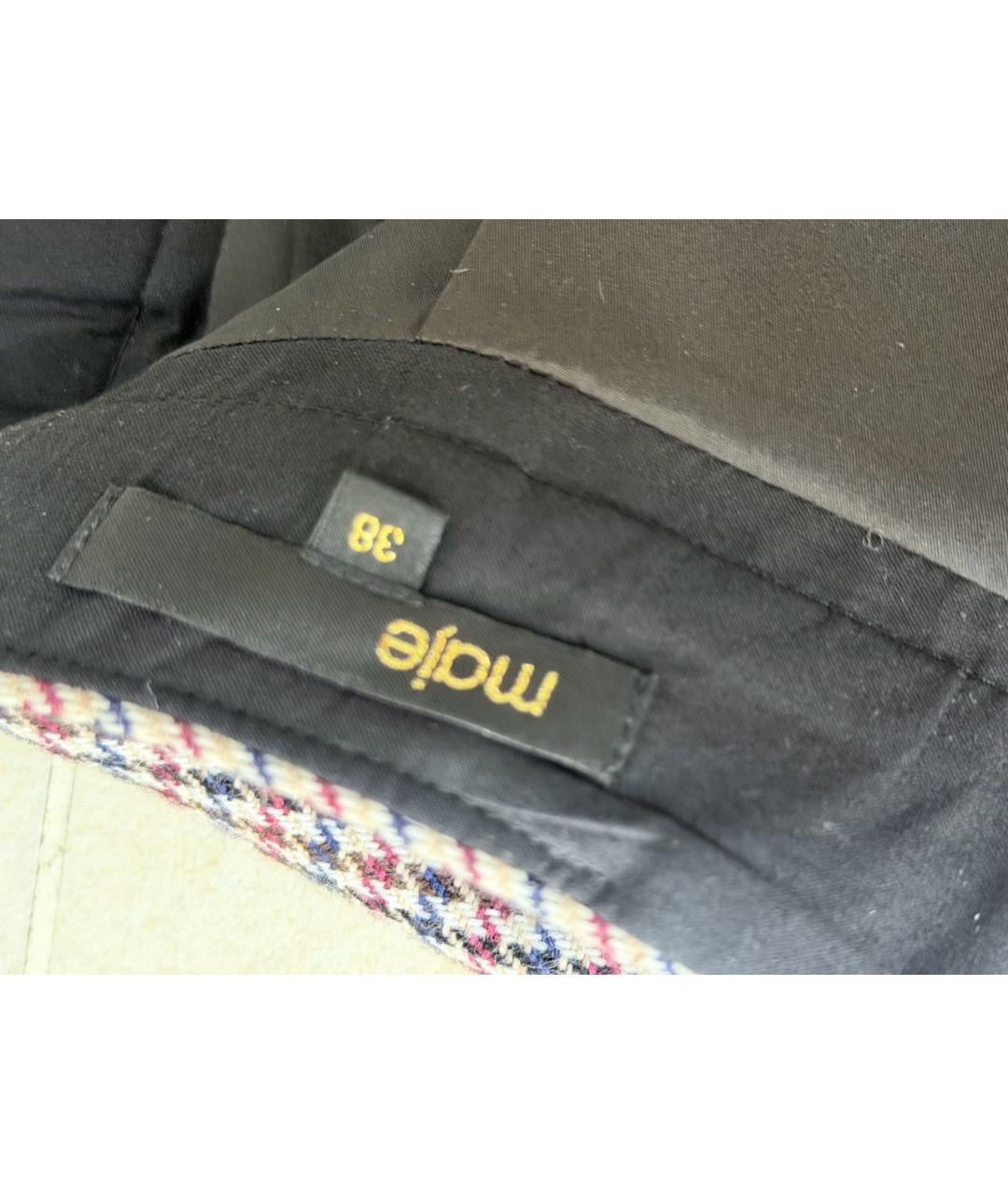 MAJE Мульти шерстяная юбка мини, фото 3