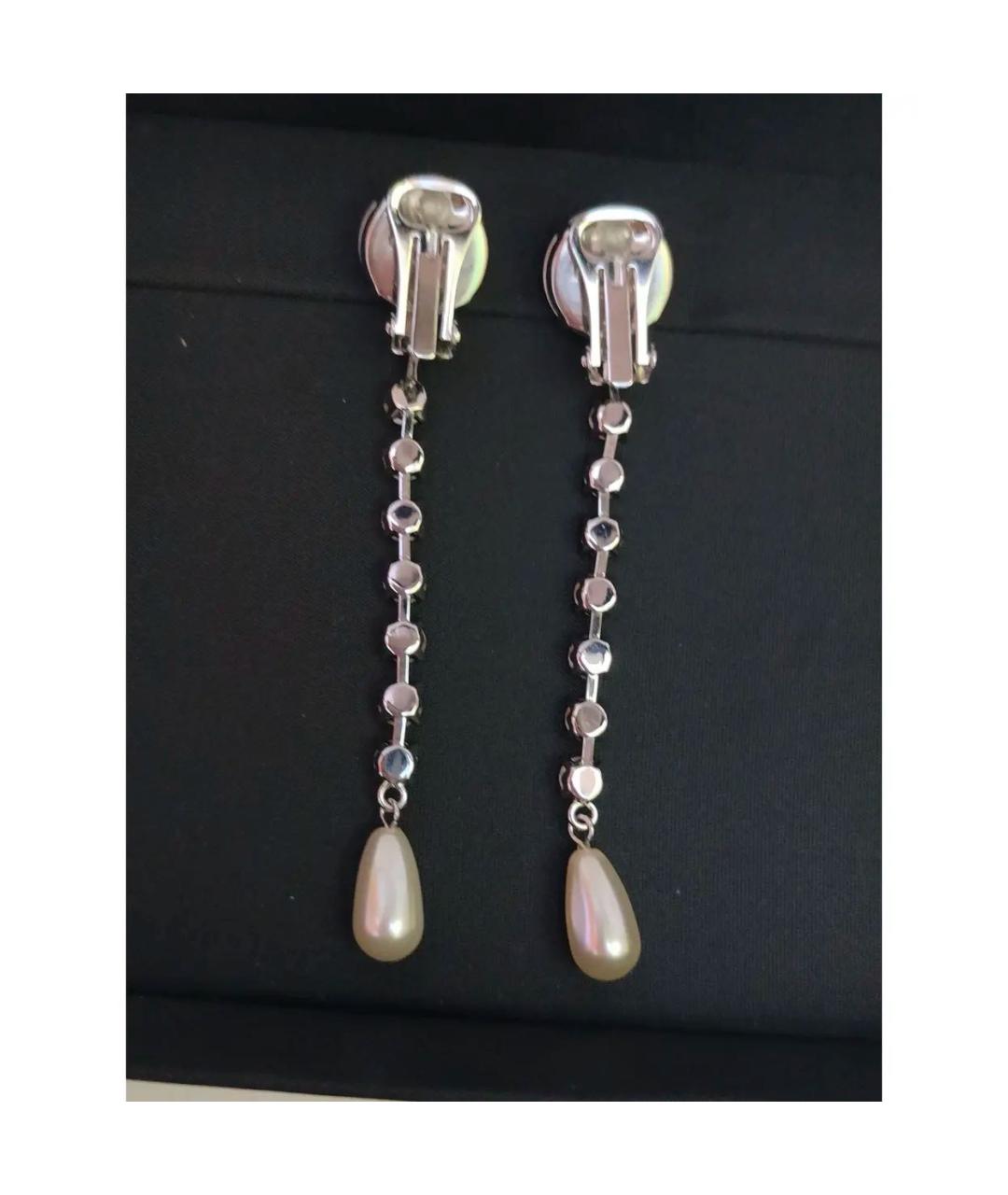 MIU MIU Серебряные металлические серьги, фото 2