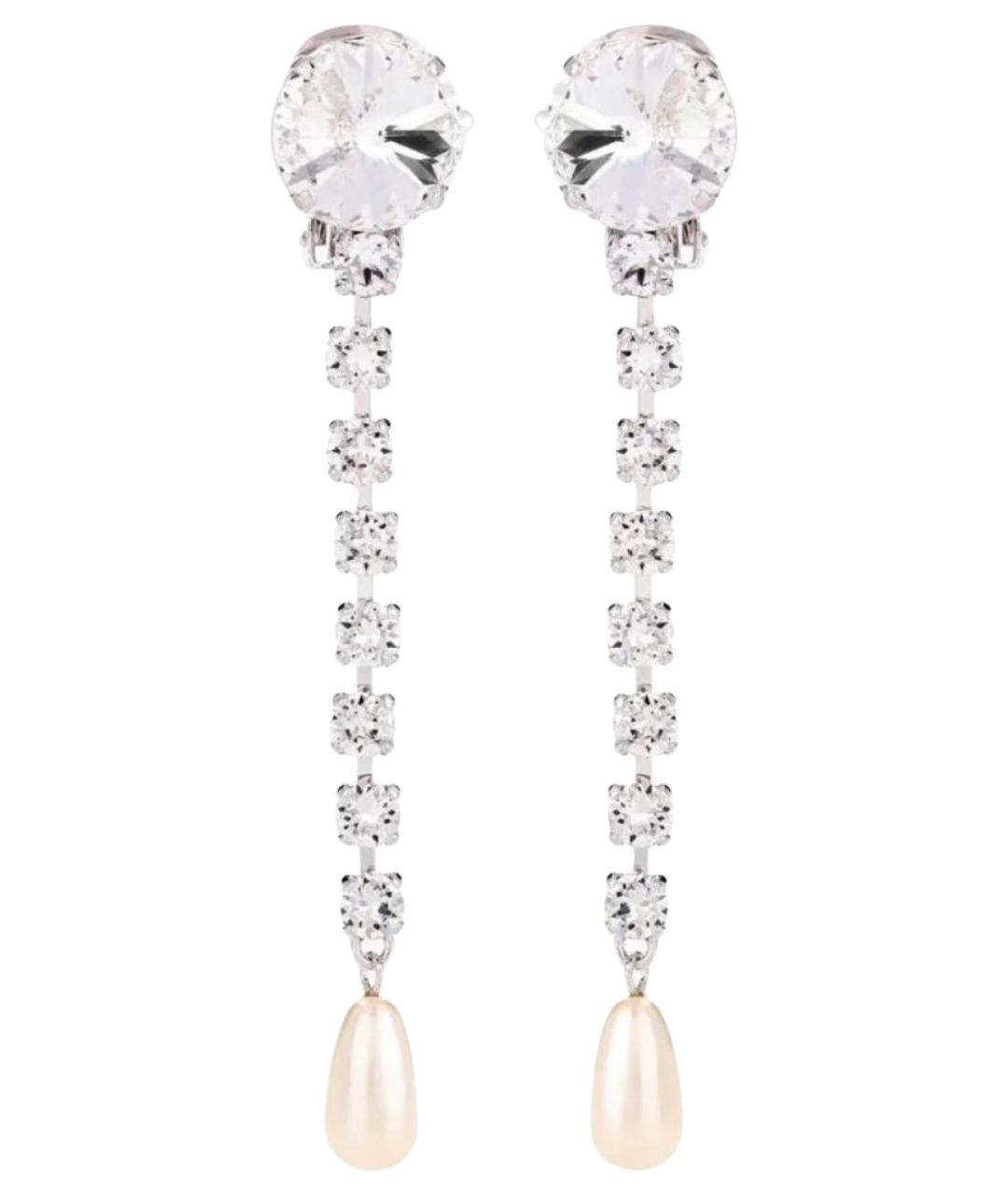 MIU MIU Серебряные металлические серьги, фото 1