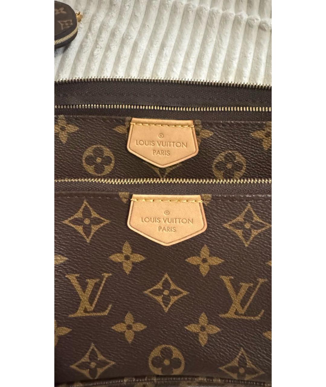 LOUIS VUITTON Коричневая сумка через плечо, фото 4