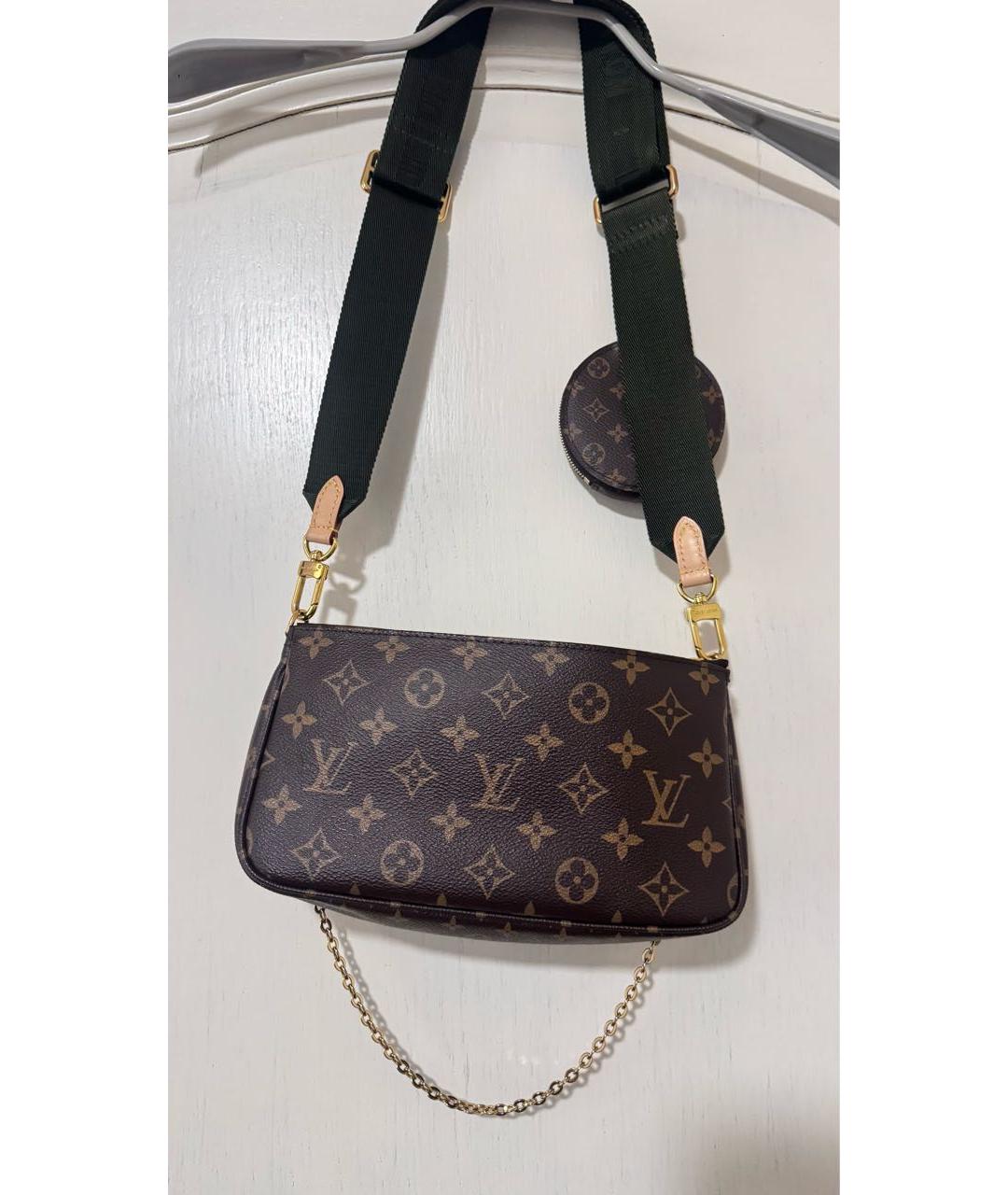 LOUIS VUITTON Коричневая сумка через плечо, фото 2