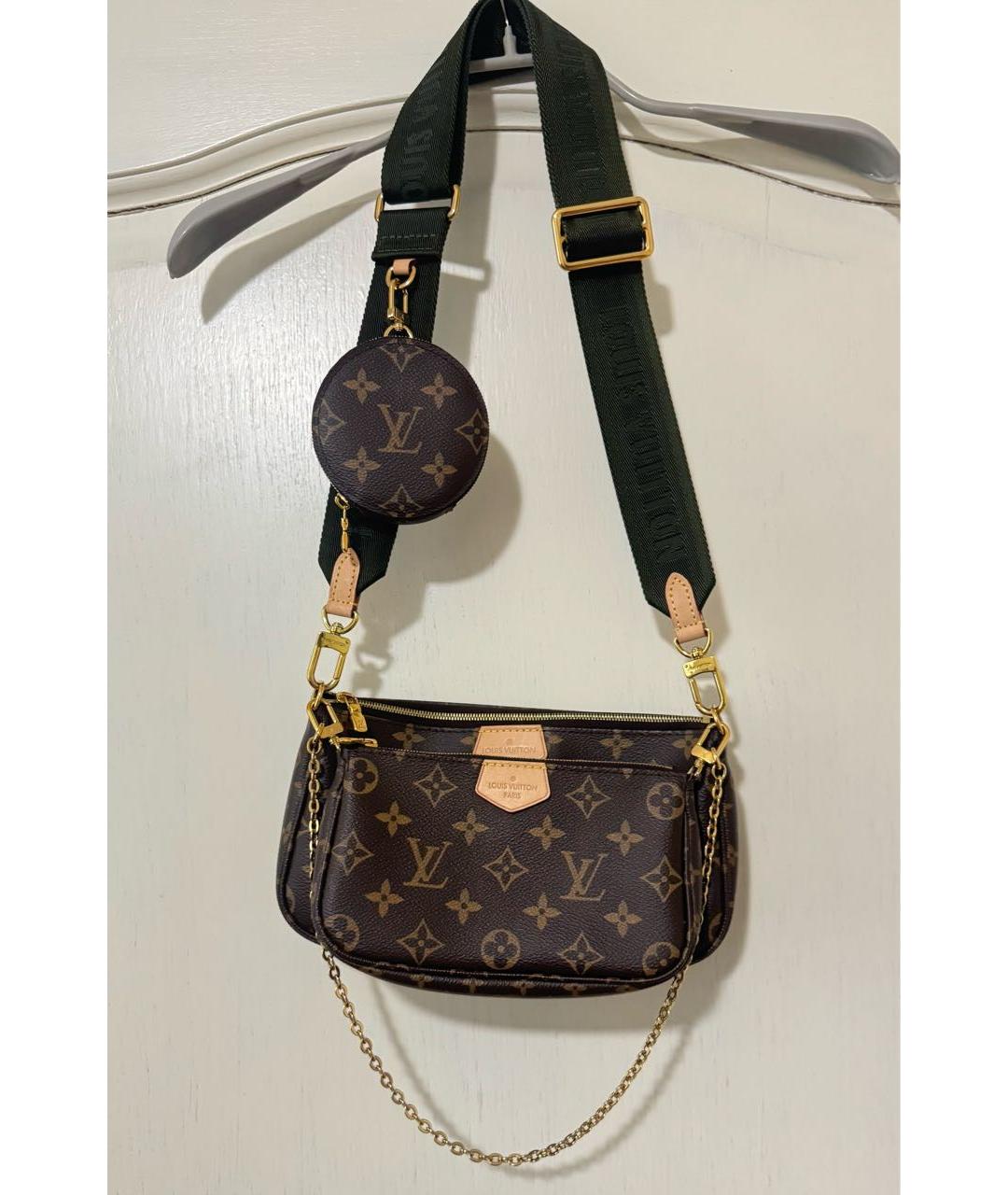 LOUIS VUITTON Коричневая сумка через плечо, фото 6