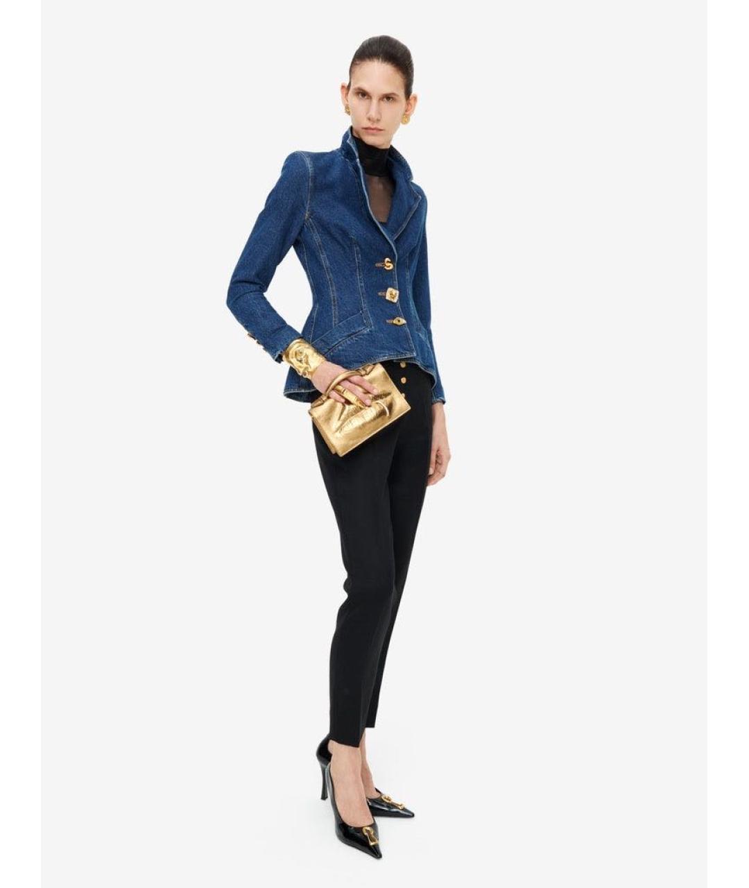 SCHIAPARELLI Темно-синий деним костюм с брюками, фото 5