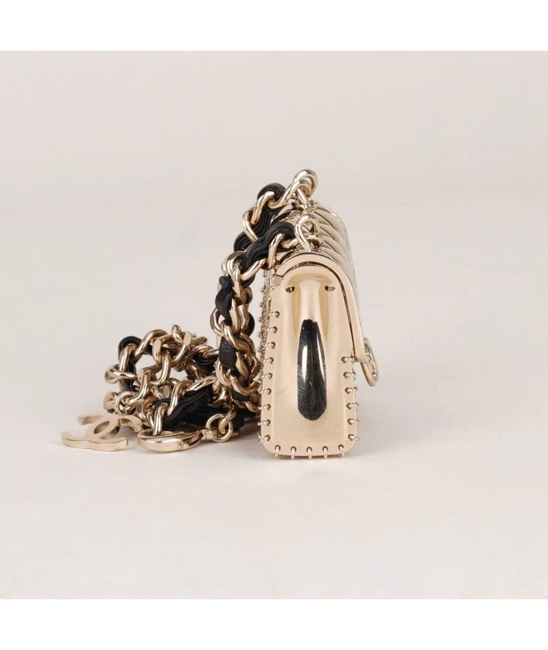 CHANEL Золотое металлическое колье, фото 4