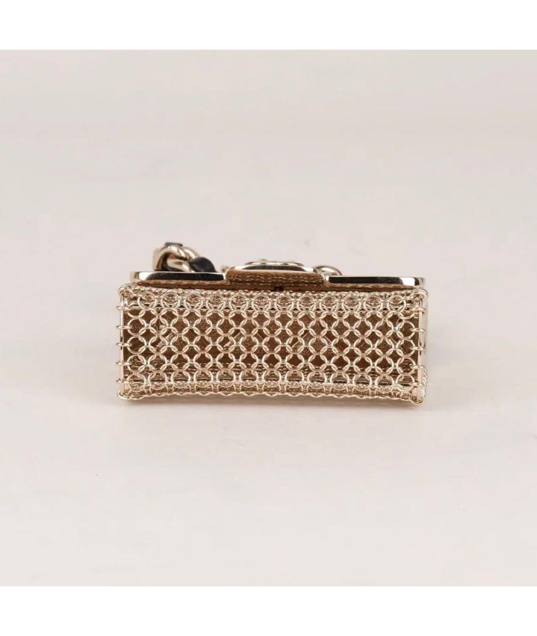 CHANEL Золотое металлическое колье, фото 7