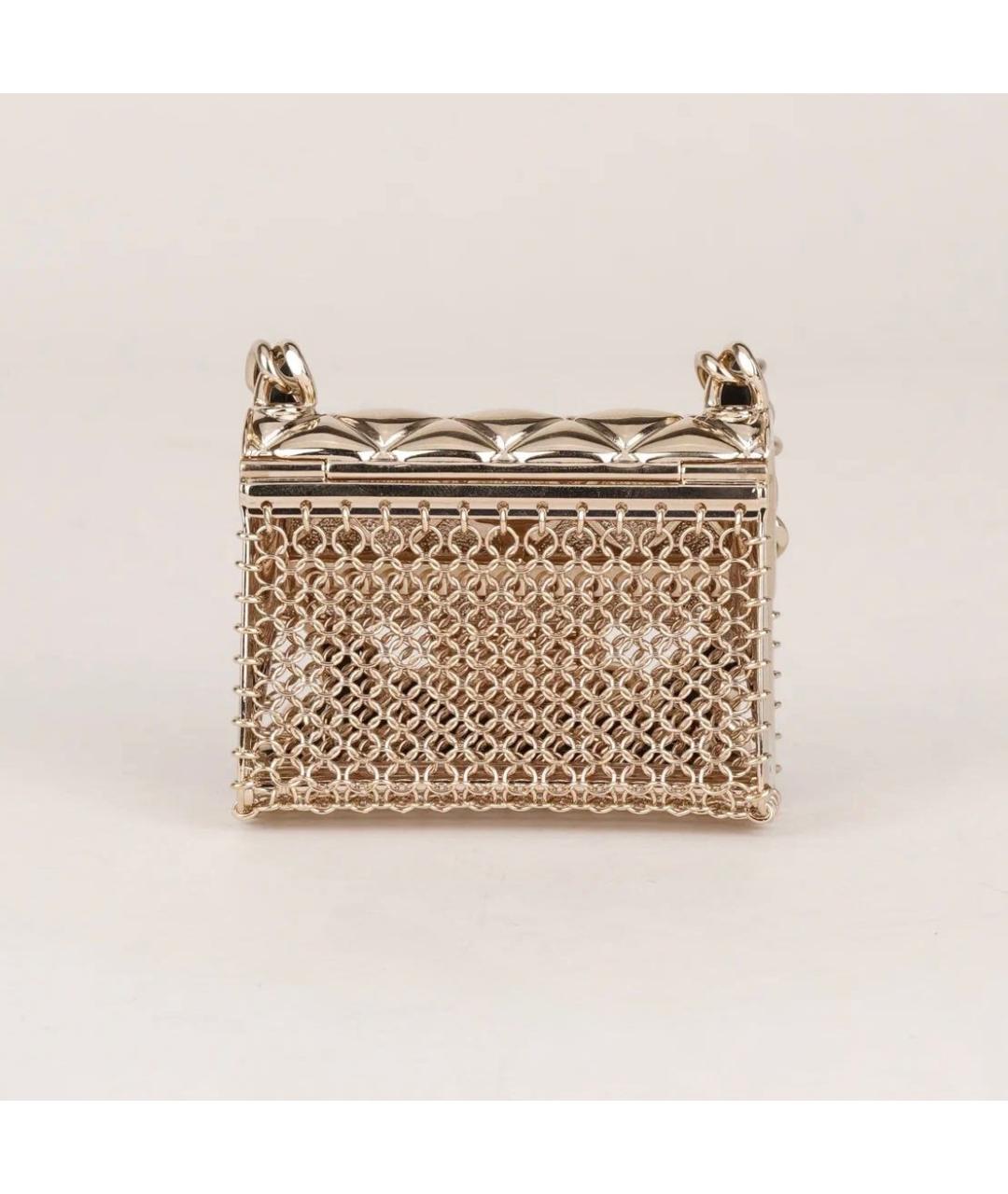 CHANEL Золотое металлическое колье, фото 6