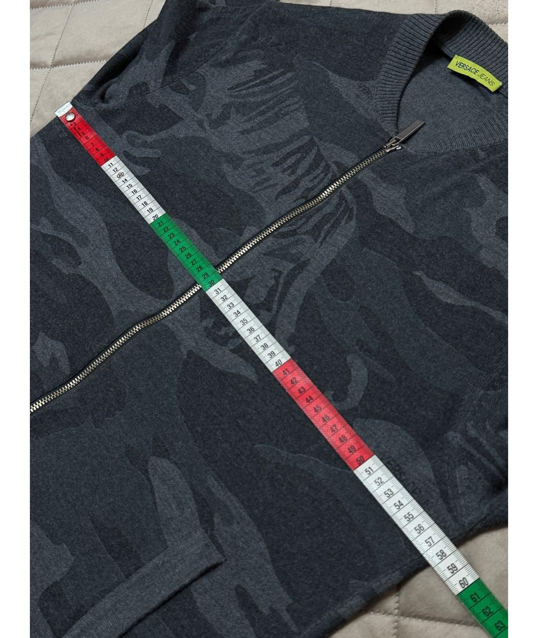 VERSACE JEANS COUTURE Серый кардиган, фото 6