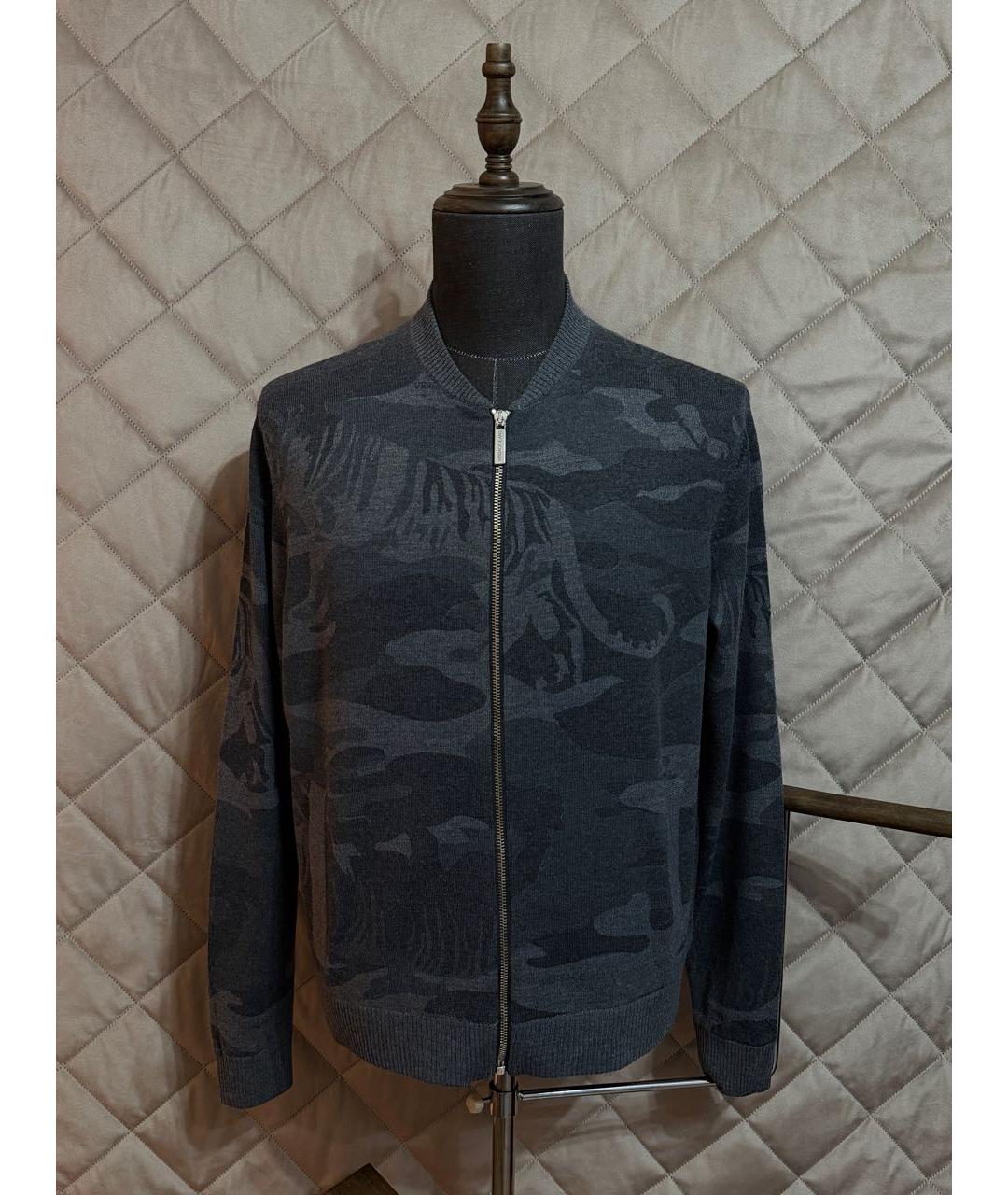 VERSACE JEANS COUTURE Серый кардиган, фото 2