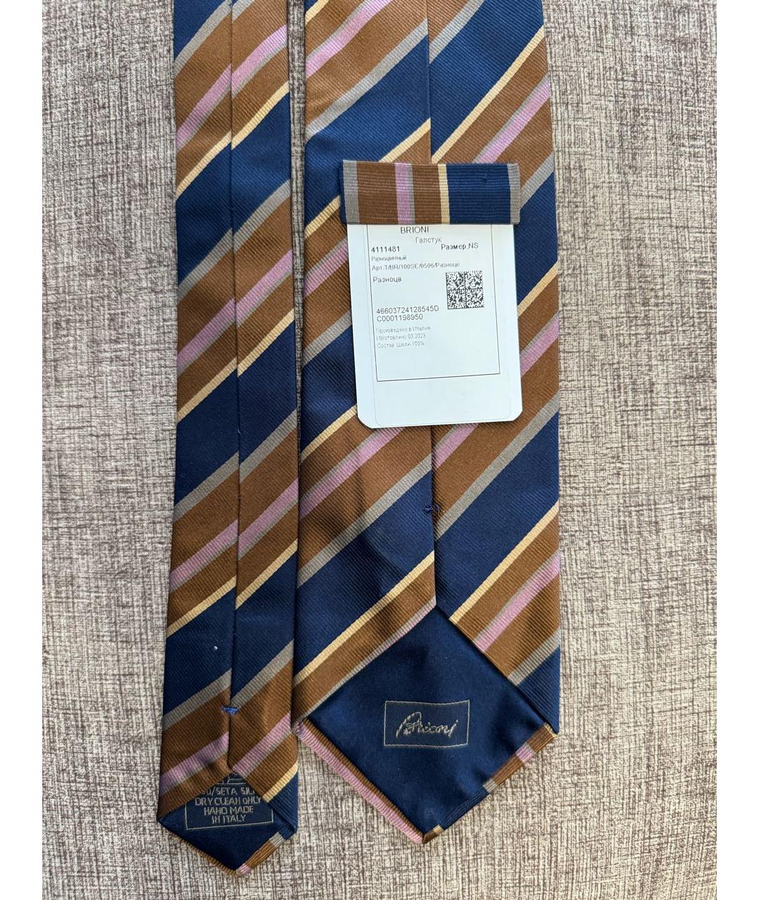 BRIONI Мульти шелковый галстук, фото 3
