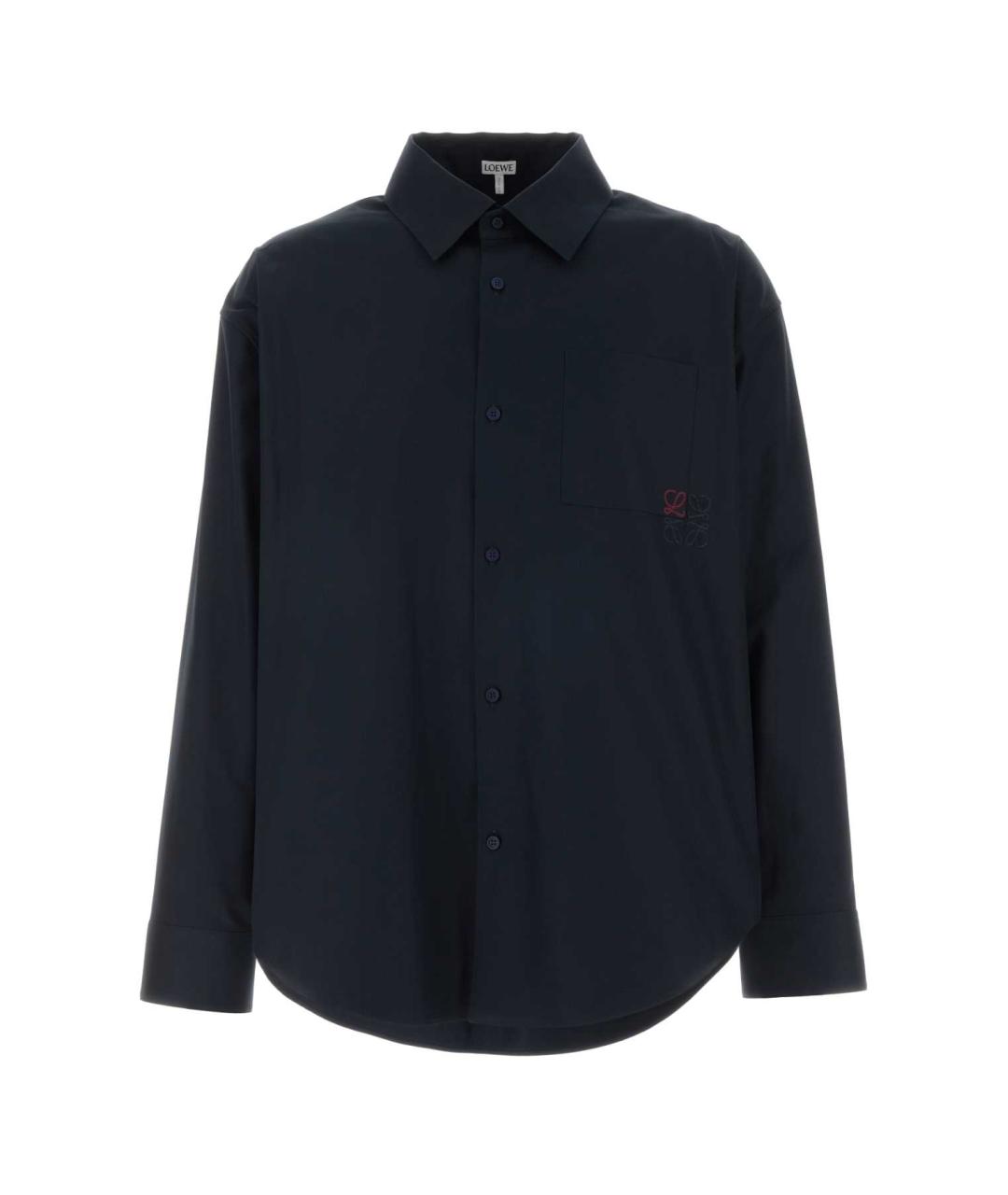 LOEWE Синяя хлопковая кэжуал рубашка, фото 1