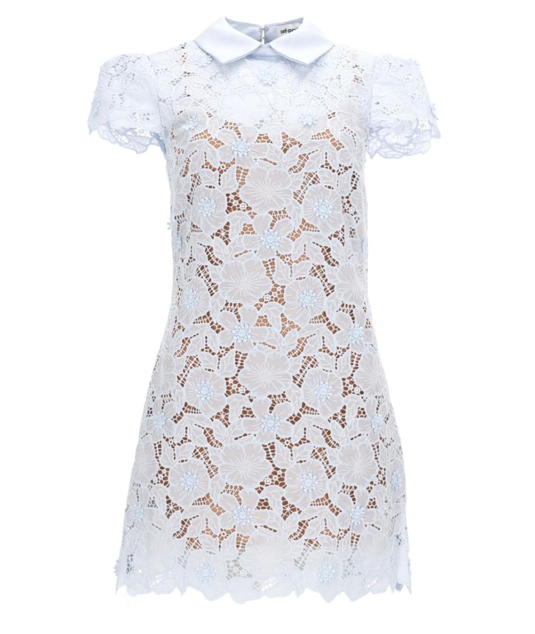 SELF-PORTRAIT Голубое синтетическое коктейльное платье, фото 1