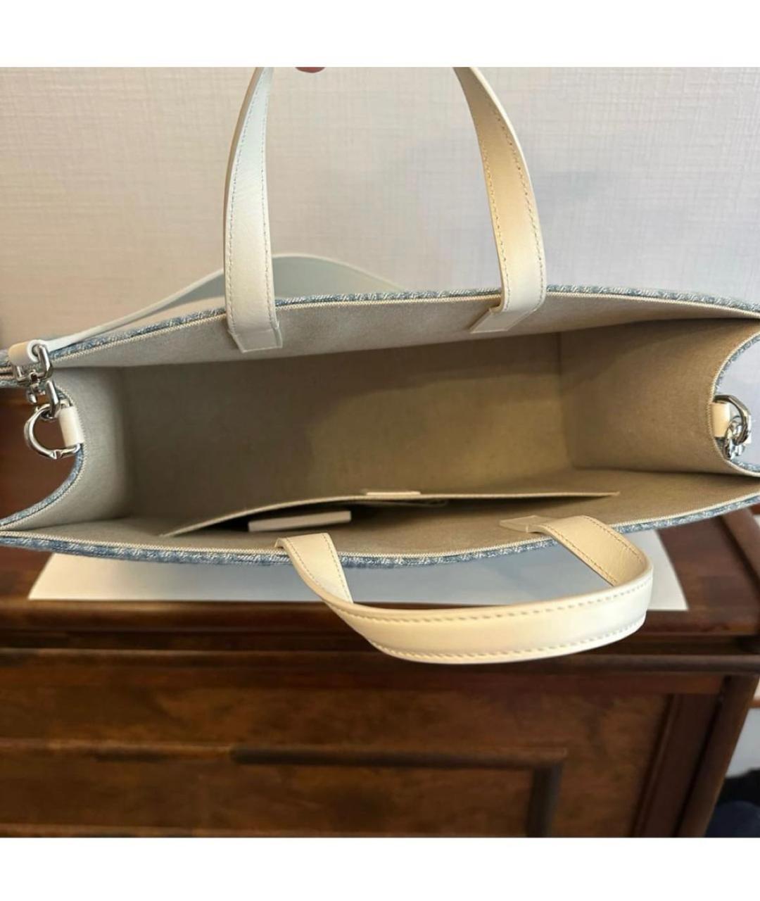 GIVENCHY Голубая деним сумка тоут, фото 4