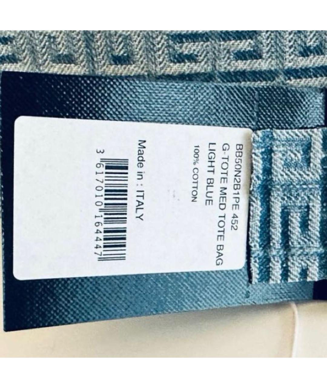 GIVENCHY Голубая деним сумка тоут, фото 8