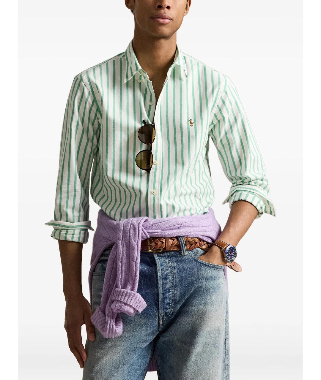 POLO RALPH LAUREN Мульти хлопковая кэжуал рубашка, фото 3