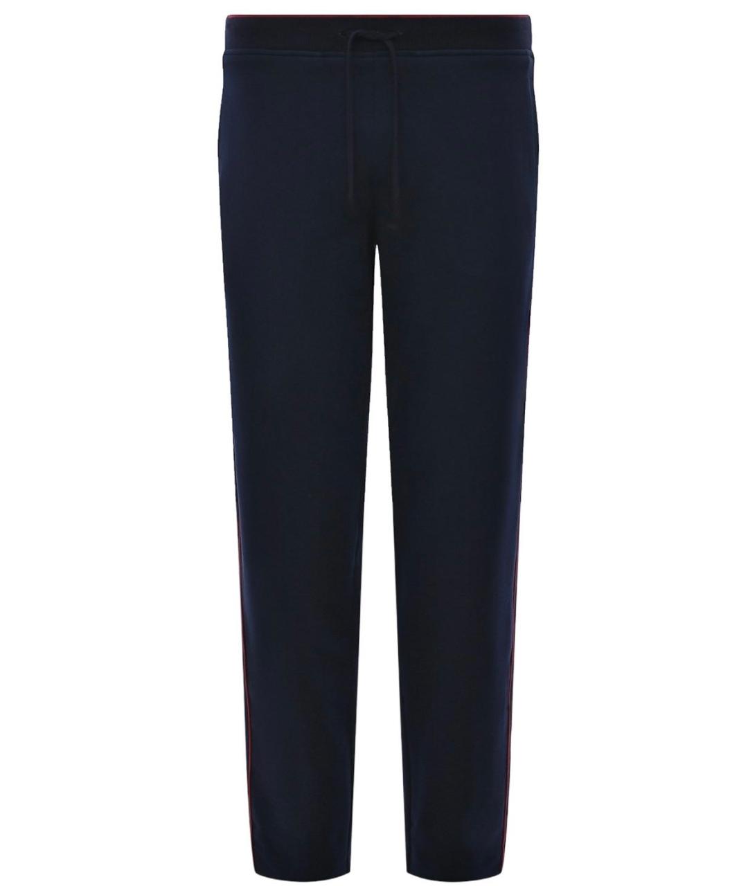 BRIONI Темно-синие хлопковые повседневные брюки, фото 9