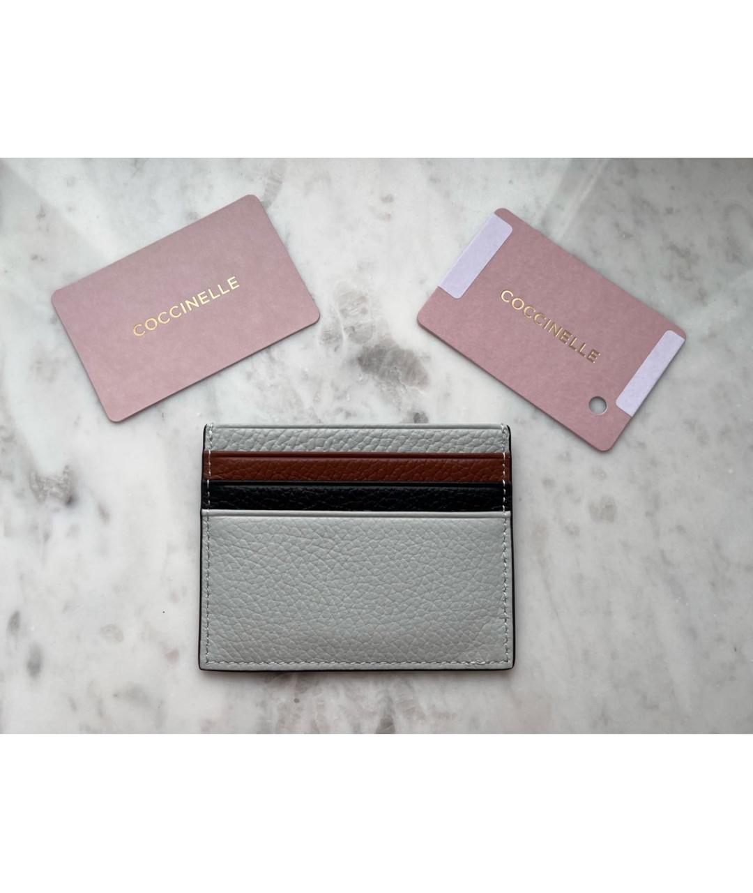 COCCINELLE Белый кожаный кардхолдер, фото 2