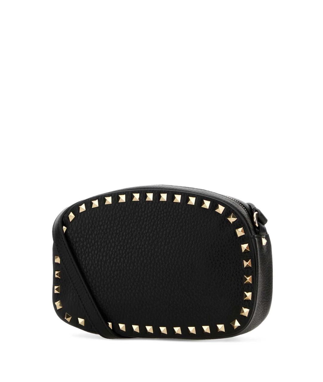 VALENTINO Черная кожаная сумка через плечо, фото 2