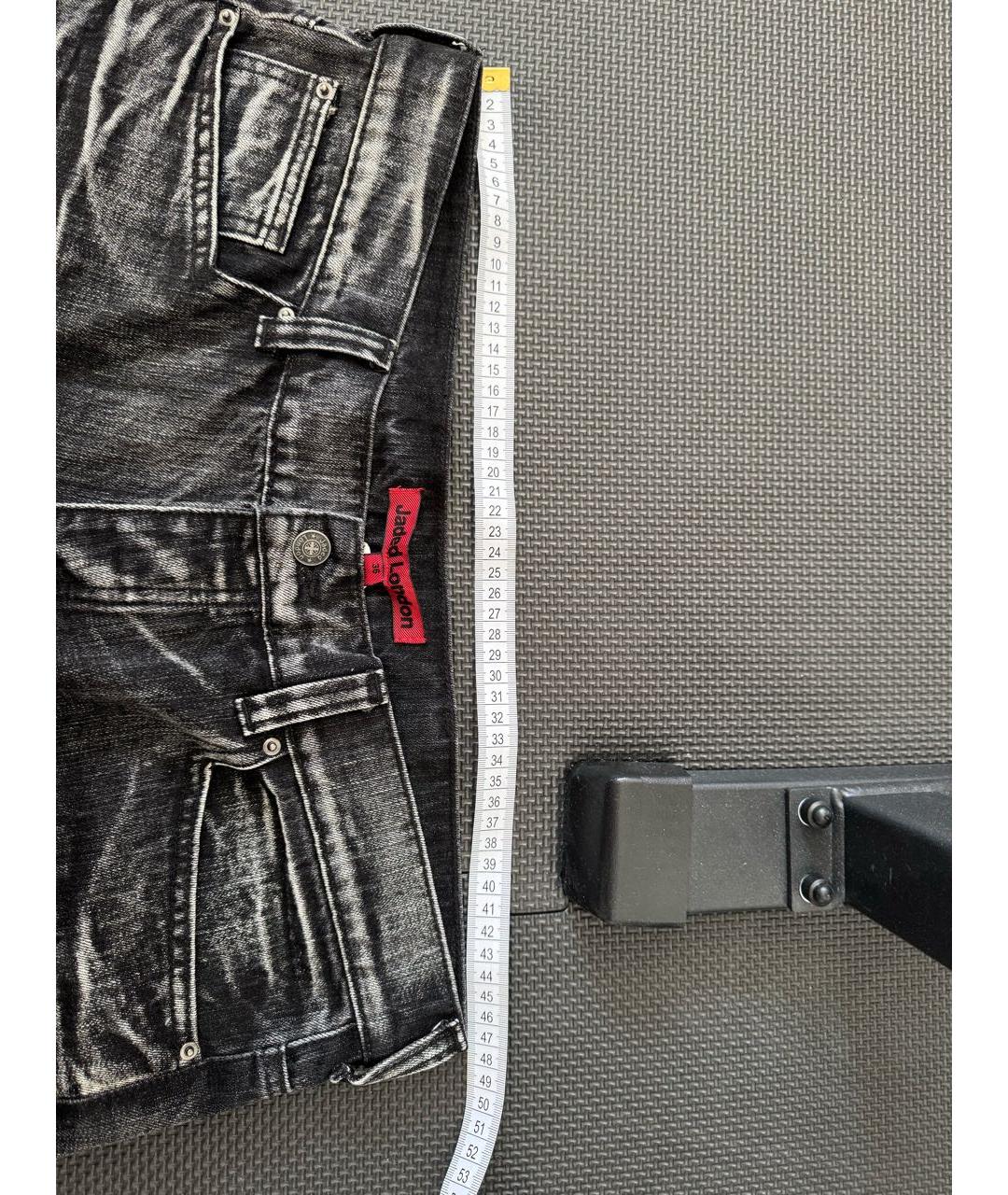 JADED LONDON Антрацитовые хлопковые джинсы, фото 5