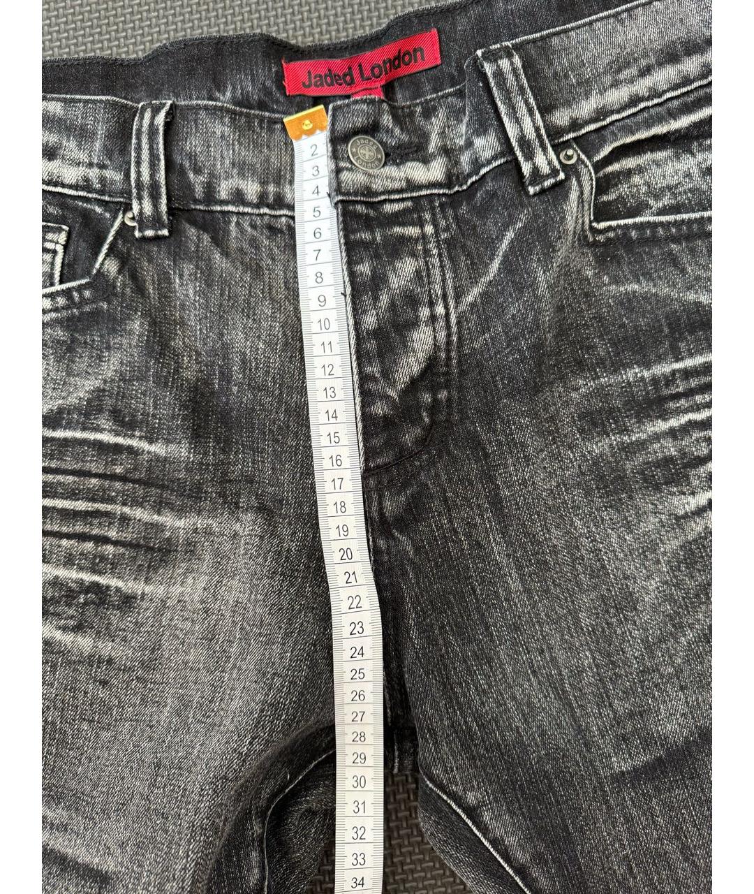 JADED LONDON Антрацитовые хлопковые джинсы, фото 6