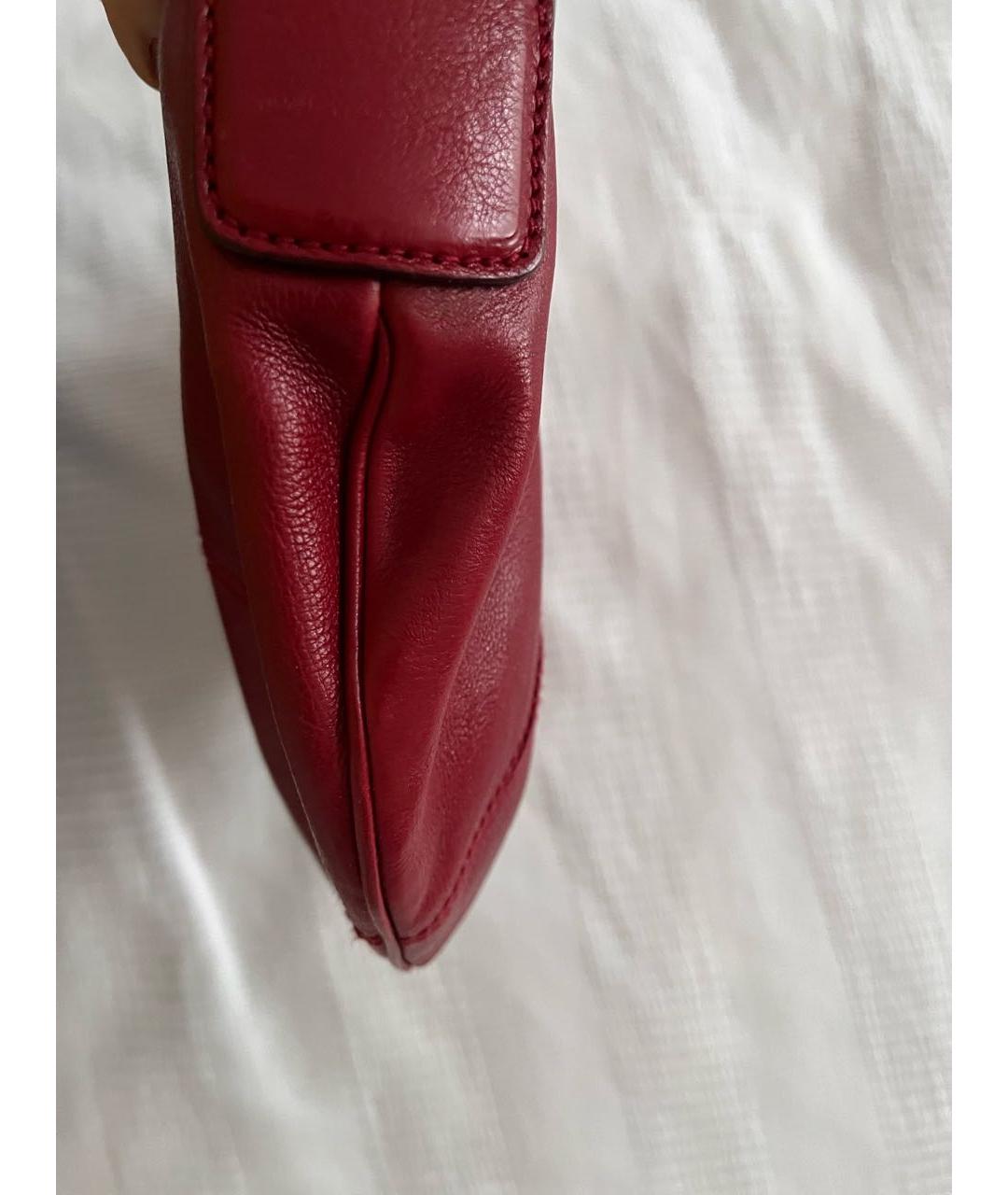 BALLY Красная кожаная сумка через плечо, фото 3