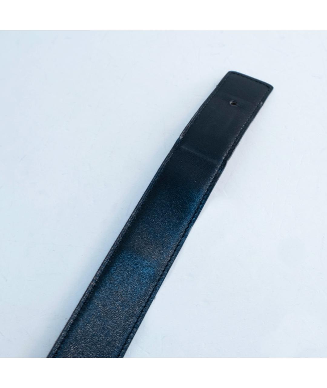 HERMES Черный кожаный ремень, фото 4