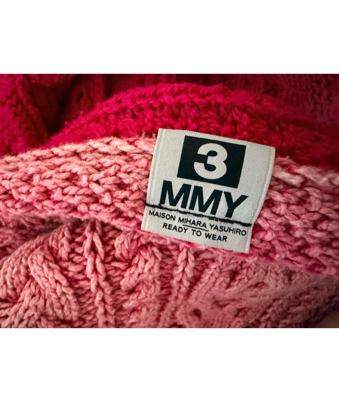 MAISON MIHARA YASUHIRO Красный хлопковый кардиган, фото 5