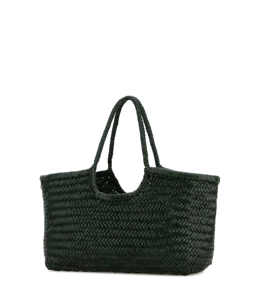 Dragon Diffusion Зеленая пелетеная сумка тоут, фото 2