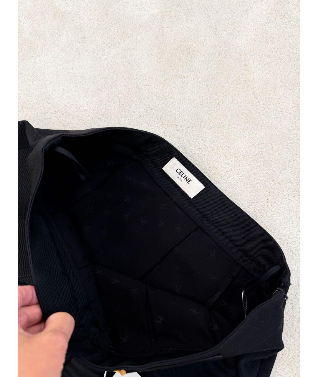 CELINE Черная шерстяная юбка миди, фото 3