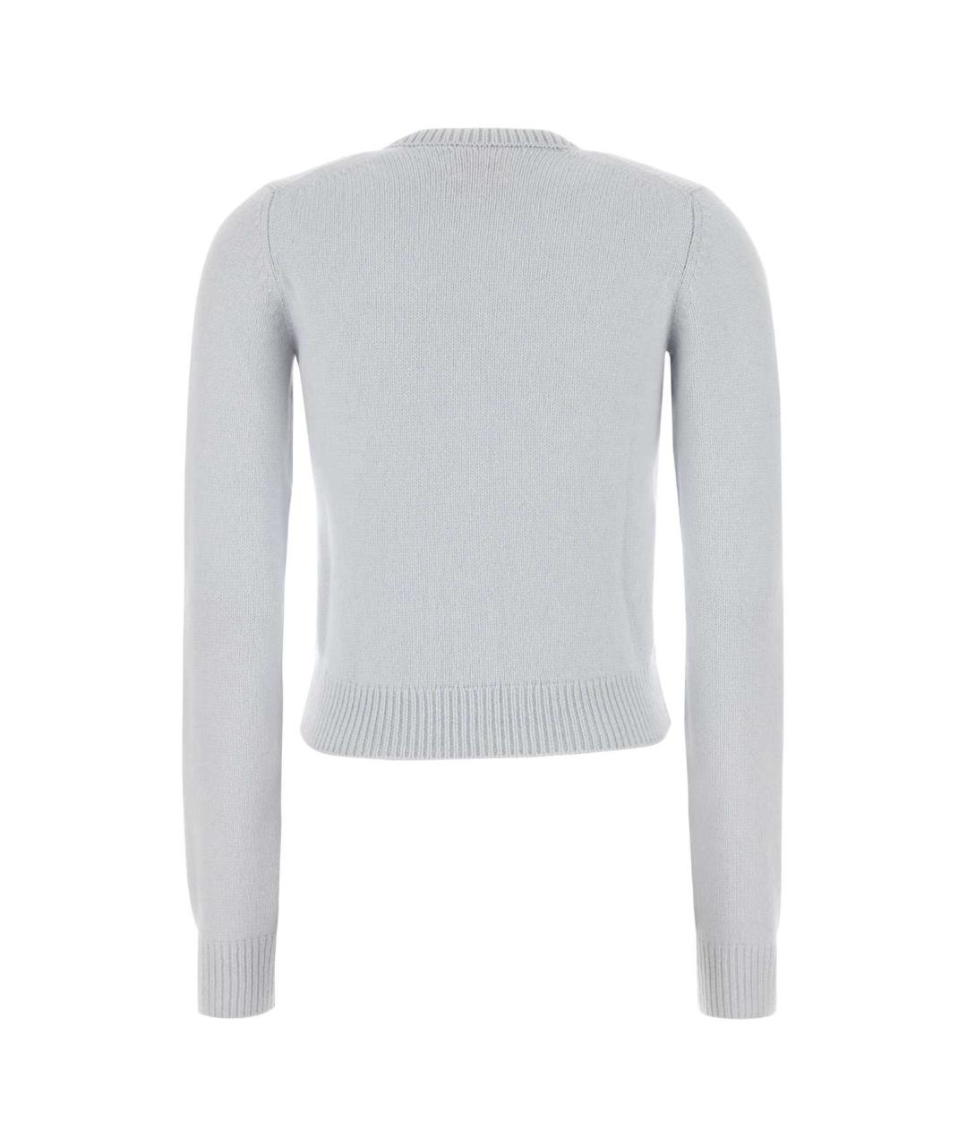 KHAITE Голубой кашемировый кардиган, фото 2