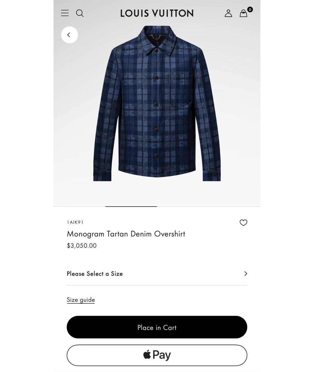 LOUIS VUITTON Синяя деним куртка, фото 3