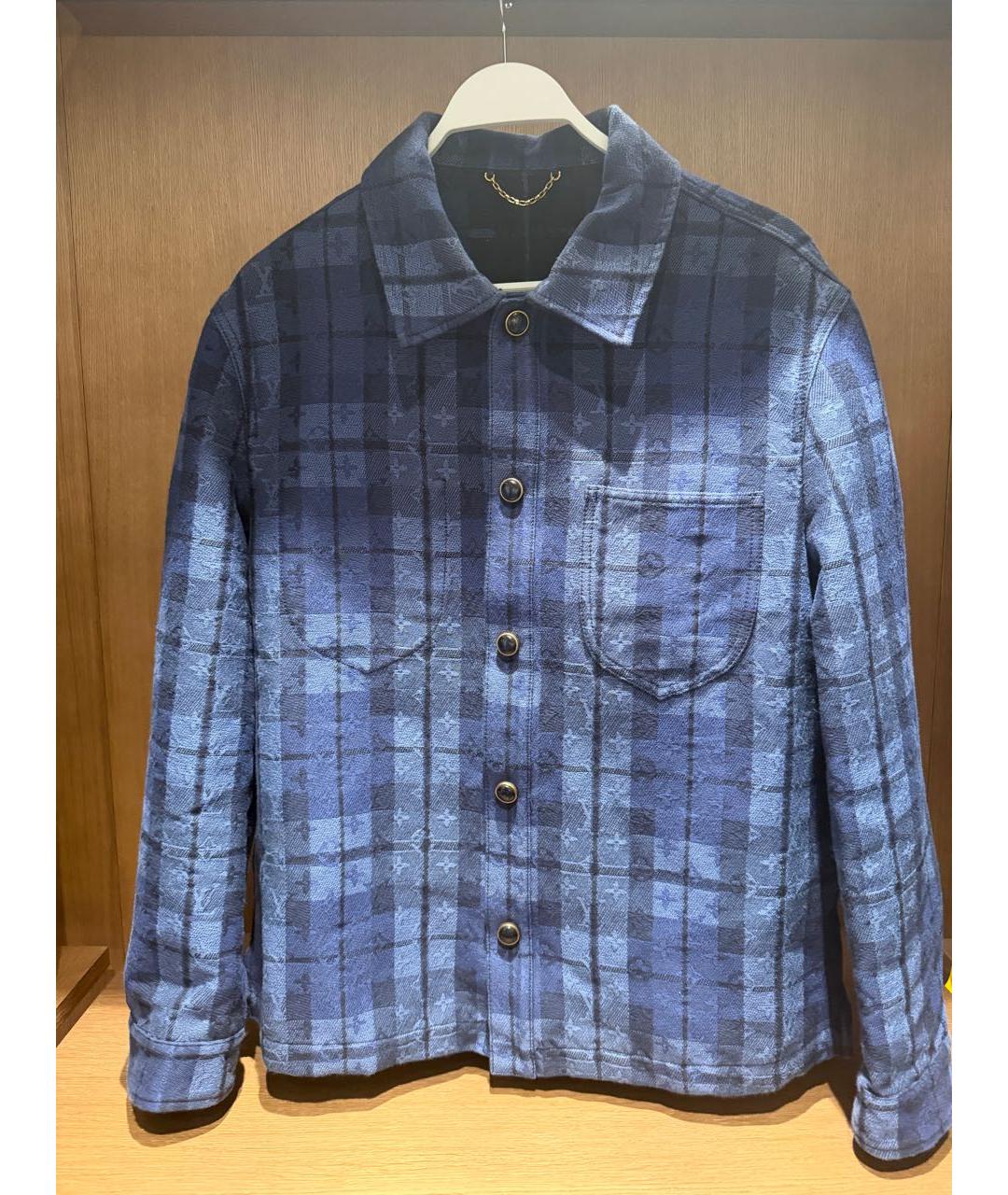 LOUIS VUITTON Синяя деним куртка, фото 4
