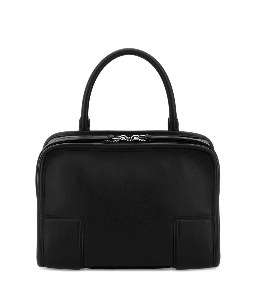 LOEWE Черная кожаная сумка тоут, фото 1