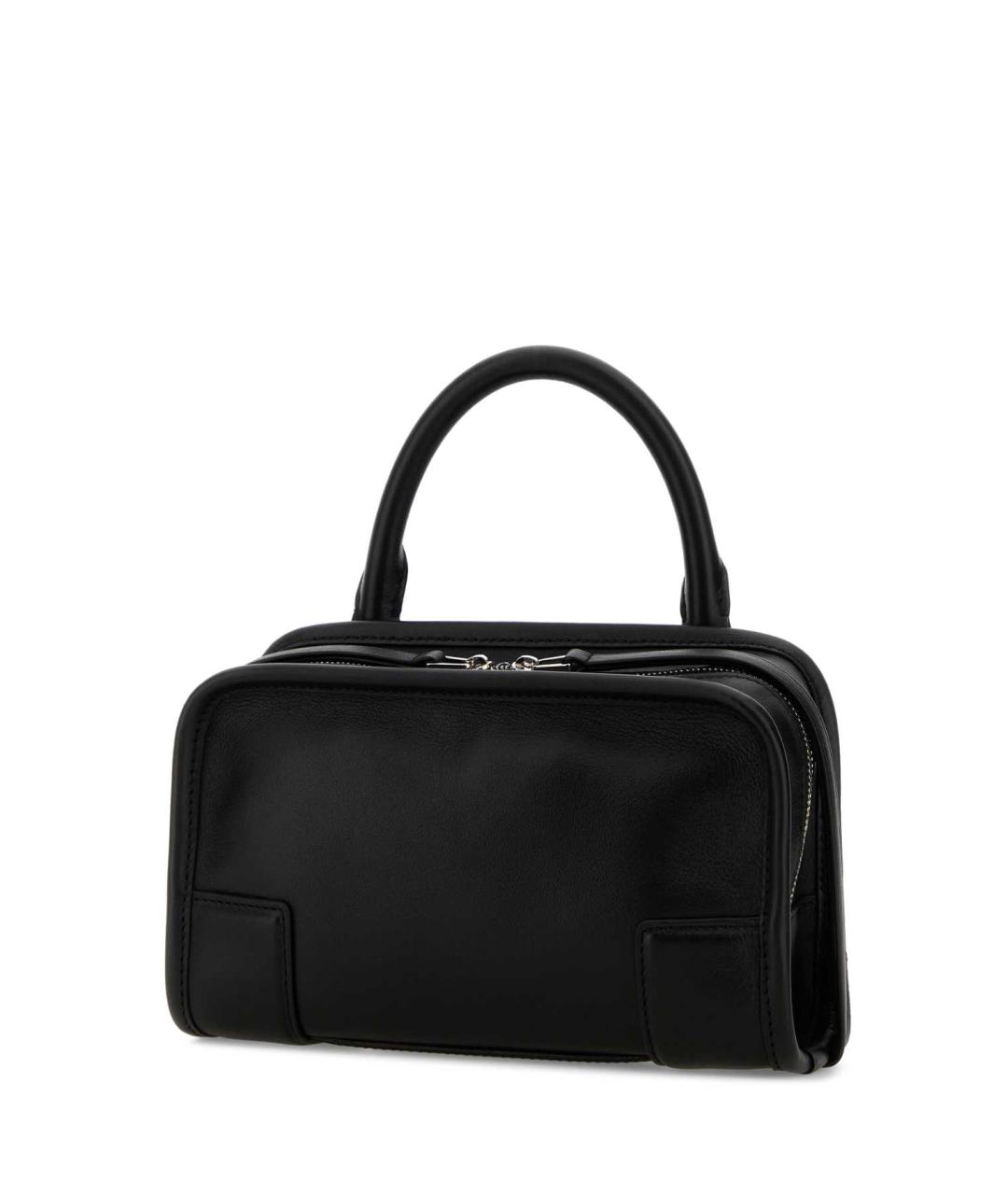 LOEWE Черная кожаная сумка тоут, фото 2